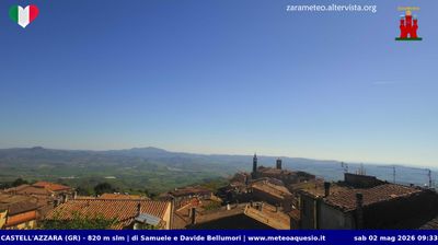 immagine della webcam nei dintorni di Capodimonte: webcam Castell'Azzara