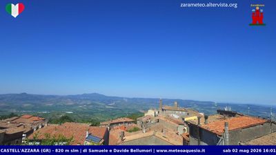immagine della webcam nei dintorni di Gradoli: webcam Castell'Azzara