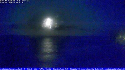 immagine della webcam nei dintorni di Marina di San Nicola: webcam Santa Marinella