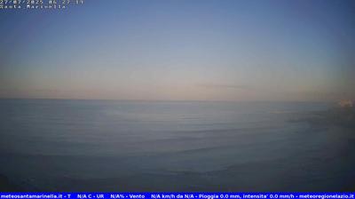 immagine della webcam nei dintorni di Bracciano: webcam Santa Marinella