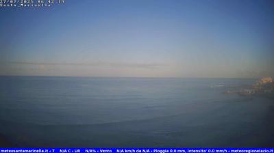 immagine della webcam nei dintorni di Marina di Cerveteri: webcam Santa Marinella