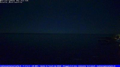 immagine della webcam nei dintorni di Marina di Cerveteri: webcam Santa Marinella