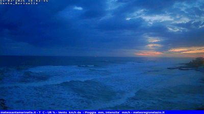 immagine della webcam nei dintorni di Marina di Cerveteri: webcam Santa Marinella