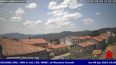 immagine della webcam nei dintorni di Bolsena: webcam Castell'Azzara