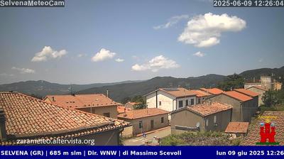 immagine della webcam nei dintorni di Marta: webcam Castell'Azzara