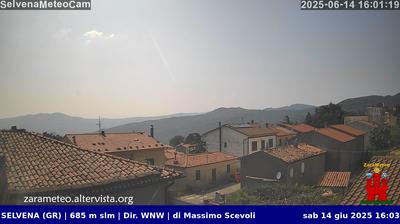 immagine della webcam nei dintorni di Castel del Piano: webcam Castell'Azzara