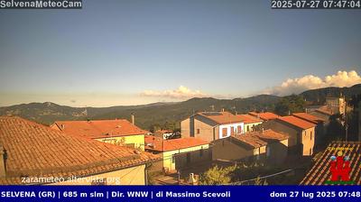 immagine della webcam nei dintorni di Manciano: webcam Castell'Azzara