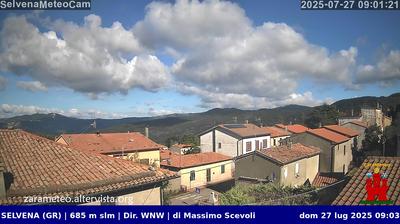 immagine della webcam nei dintorni di San Lorenzo Nuovo: webcam Castell'Azzara