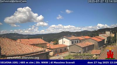 immagine della webcam nei dintorni di Bolsena: webcam Castell'Azzara