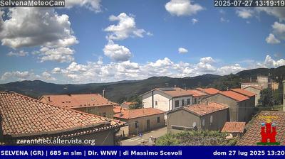 immagine della webcam nei dintorni di Fabro: webcam Castell'Azzara
