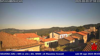immagine della webcam nei dintorni di Acquapendente: webcam Castell'Azzara