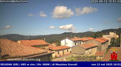 immagine della webcam nei dintorni di Gradoli: webcam Castell'Azzara
