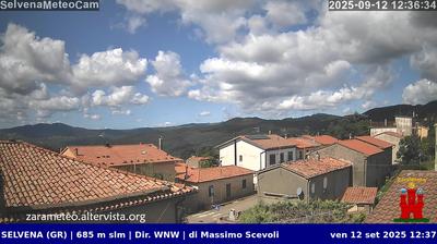 immagine della webcam nei dintorni di Proceno: webcam Castell'Azzara
