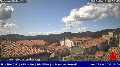 immagine della webcam nei dintorni di Sarteano: webcam Castell'Azzara