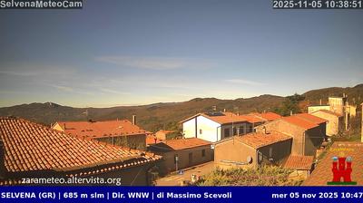 immagine della webcam nei dintorni di Fabro: webcam Castell'Azzara