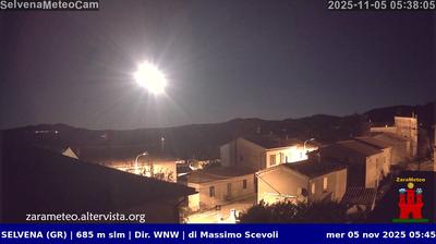 immagine della webcam nei dintorni di Valentano: webcam Castell'Azzara