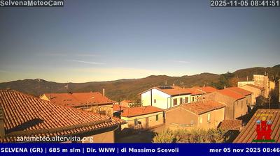immagine della webcam nei dintorni di Manciano: webcam Castell'Azzara