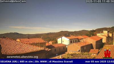 immagine della webcam nei dintorni di San Lorenzo Nuovo: webcam Castell'Azzara