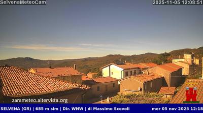 immagine della webcam nei dintorni di Manciano: webcam Castell'Azzara