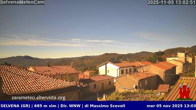 immagine della webcam nei dintorni di Bolsena: webcam Castell'Azzara
