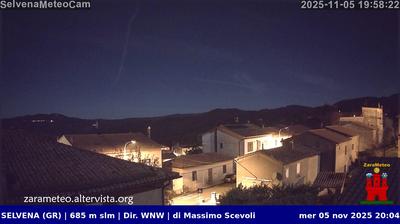 immagine della webcam nei dintorni di Ischia di Castro: webcam Castell'Azzara