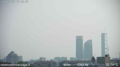 immagine della webcam nei dintorni di Sordio: webcam Milano City Life