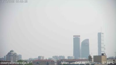 immagine della webcam nei dintorni di Sordio: webcam Milano City Life