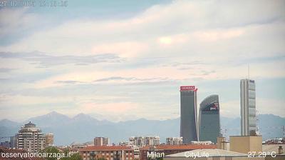 immagine della webcam nei dintorni di Milano Bruzzano: webcam Milano City Life