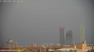 immagine della webcam nei dintorni di Milano Cimiano: webcam Milano City Life