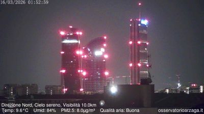 immagine della webcam nei dintorni di Gaggiano: webcam Milano City Life