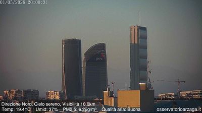 immagine della webcam nei dintorni di Milano Conca del Naviglio: webcam Milano City Life