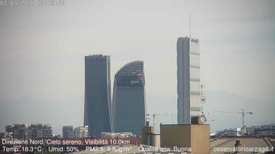 immagine della webcam nei dintorni di Milano Arzaga: webcam Milano City Life