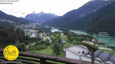 immagine della webcam nei dintorni di Comelico Superiore: webcam Pieve di Cadore