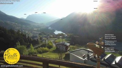 immagine della webcam nei dintorni di Vodo Cadore: webcam Pieve di Cadore