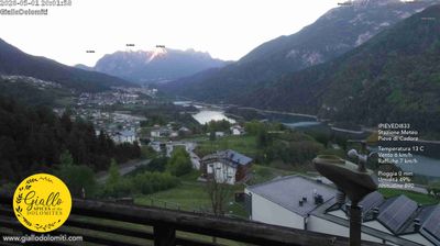 immagine della webcam nei dintorni di Misurina: webcam Pieve di Cadore