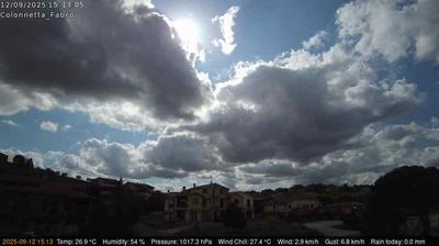 immagine della webcam nei dintorni di Castiglione del Lago: webcam Fabro