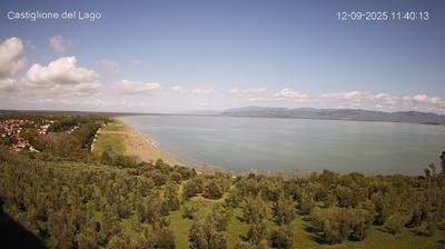 immagine della webcam nei dintorni di Passignano sul Trasimeno: webcam Castiglione del Lago