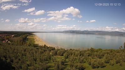 immagine della webcam nei dintorni di Sarteano: webcam Castiglione del Lago