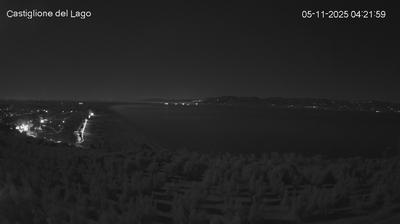 immagine della webcam nei dintorni di Sarteano: webcam Castiglione del Lago