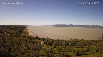 immagine della webcam nei dintorni di Marciano della Chiana: webcam Castiglione del Lago