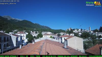 immagine della webcam nei dintorni di Sulmona: webcam Gagliano Aterno