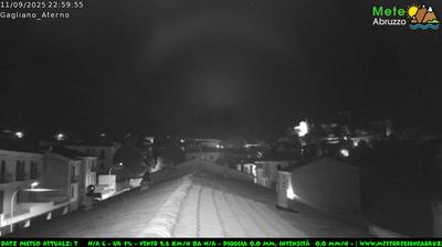 immagine della webcam nei dintorni di Rocca di Cambio: webcam Gagliano Aterno