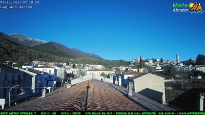immagine della webcam nei dintorni di Caramanico Terme: webcam Gagliano Aterno