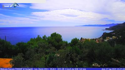 immagine della webcam nei dintorni di Bergeggi: webcam Varigotti