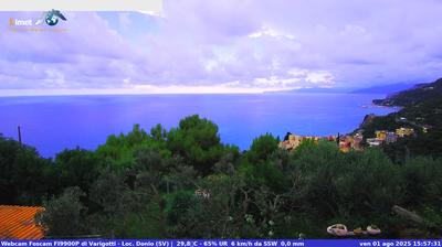 immagine della webcam nei dintorni di Albissola Marina: webcam Varigotti
