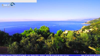immagine della webcam nei dintorni di Albissola Marina: webcam Varigotti