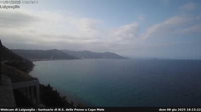 Preview delle webcam di Laigueglia: Alassio - Gallinara - Ligurian Sea