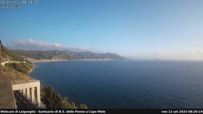 immagine della webcam nei dintorni di Oneglia: webcam Marina Di Andora