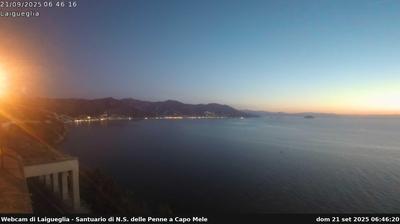 immagine della webcam nei dintorni di Laigueglia: webcam Marina Di Andora