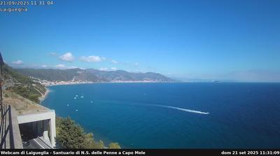 immagine della webcam nei dintorni di Imperia: webcam Marina Di Andora